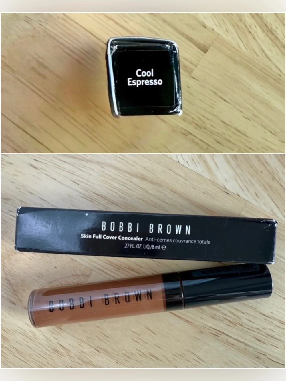 NWT NIB  Bobbi Brown Skin Full Cover Concealer (Cool Espresso)